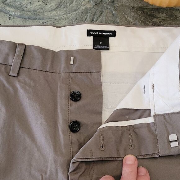 club Monaco Flat Front Shorts - Picture 3 of 5